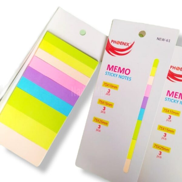 MEMO / STICKY NOTE / STICKY NOTES / POST IT / MEMO PAD / MEMO POST IT KERTAS / STICKY NOTES PHOENIX NEW 61