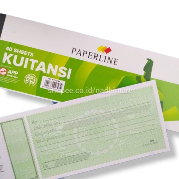 PAPERLINE KWITANSI KUITANSI KWITANSI KECIL BUKU KWITANSI / KWITANSI PAPERLINE