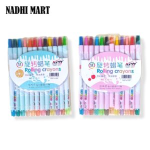 CRAYON PUTAR PANJANG 12 WARNA XPM 12PJ C12 1