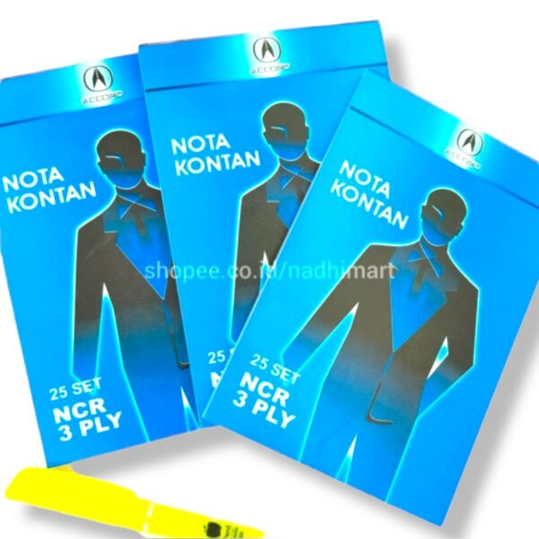 ACCORD NOTA KONTAN NOTA RANGKAP NOTA NCR NOTA 3 PLY / NOTA ACCORD KECIL