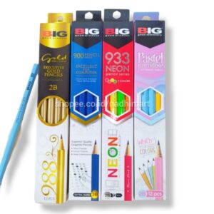 BIG PENSIL 2B PENSIL TULIS PENSIL KARAKTER