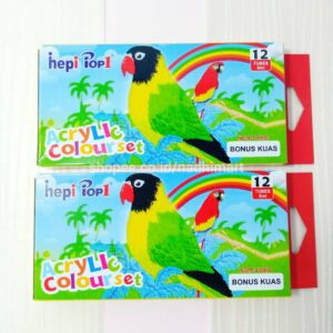CAT LUKIS / CAT AKRILIK / CAT ACRYLIC / CAT ACRILIC / CAT ALAT LUKIS / CAT LUKIS ANAK / LUKIS 12 WARNA / CAT ACRILLIC 6ml HPA-12c