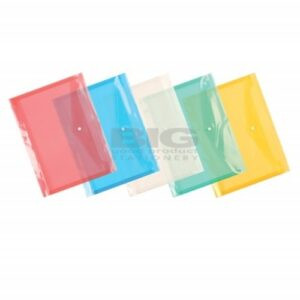 BIG MAP KANCING PLASTIK WARNA / MAP PLASTIK FOLIO