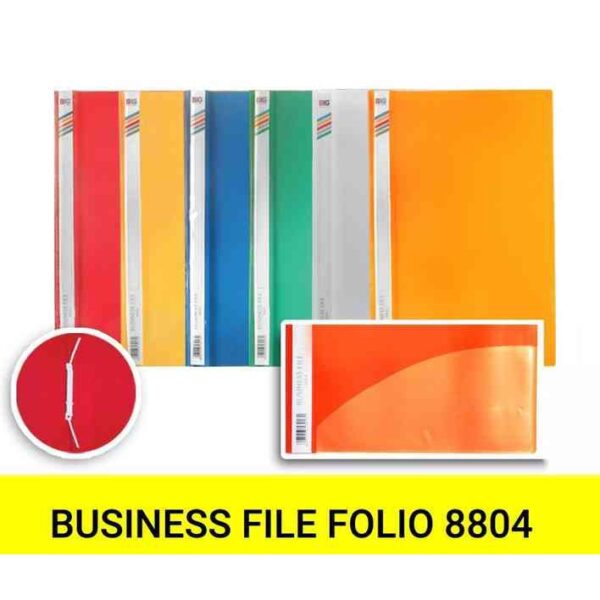 BIG MAP PLASTIK FOLIO / MAP SNEL PLASTIK / BUSINESS FILE BIG FOLIO 8804