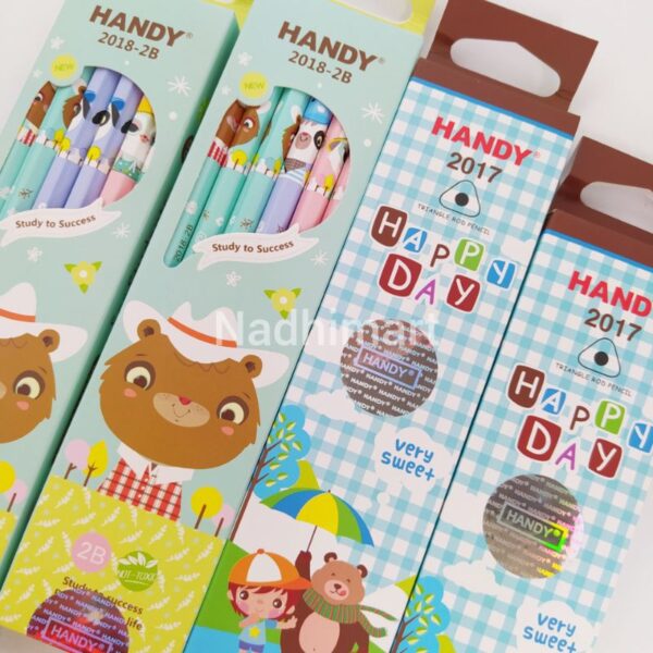 HANDY 2017 PENSIL 2B KARAKTER / HANDY 2018 PENSIL 2B KARAKTER  / PENSIL ANAK LUCU / PENSIL ANAK SEKOLAH / PENSIL ANAK / PENSIL HANDY 2018 PENSIL HANDY 2017