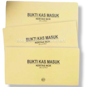 BUKU KAS / BUKTI KAS MASUK / BUKTI KAS KELUAR / KANTOR ORGANIZER / KAS MASUK TKL