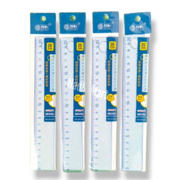 PENGGARIS / PENGGARIS 20CM BENING / GARISAN MIKA / RULER / GARISAN 20CM ZH 620