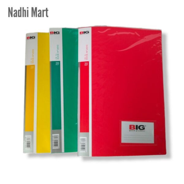 BIG CLEAR HOLDER 20 POKET /  BUSINESS FILE POLOS / DOKUMEN CLEAR HOLDER / MAP PLASTIK FOLIO / CH BIG F20 F4
