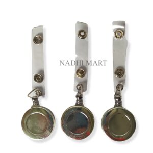 NAME TAG ID CARD HOLDER YOYO GANTUNGAN ID CARD / NAME TAG YOYO SILVER/CHROME