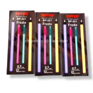JOYKO 251 FRODO PULPEN 0,7 MM HITAM / PULPEN JOYKO / PULPEN FRODO / PULPEN TINTA HITAM / PULPEN MURAH / BOLPEN MURAH / BP 251 FRODO