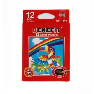 BENEFIT PENSIL WARNA ISI 12 PENDEK /  PENSIL WARNA / PENSIL WARNA LENGKAP / PW BENEFIT 12PD PW-1205