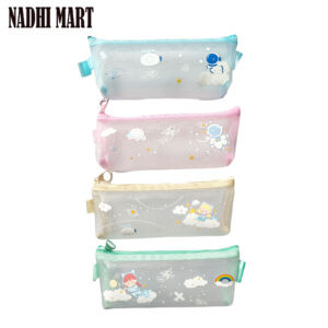 PENCIL CASE RESLETING TRANSPARAN / PCR JC-5208  (8/192)