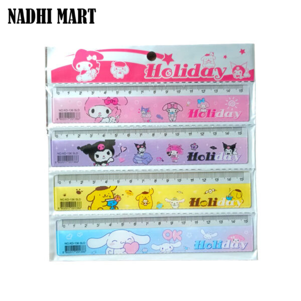 GARISAN SANRIO 15 CM SET 4 / PENGGARIS SANRIO 15 CM / GAR 15CM KD-136 (4/100/2400)
