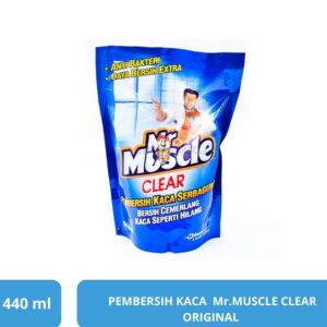 Pembersih Kaca Refill Mr.Muscle Clear Original 440 ml
