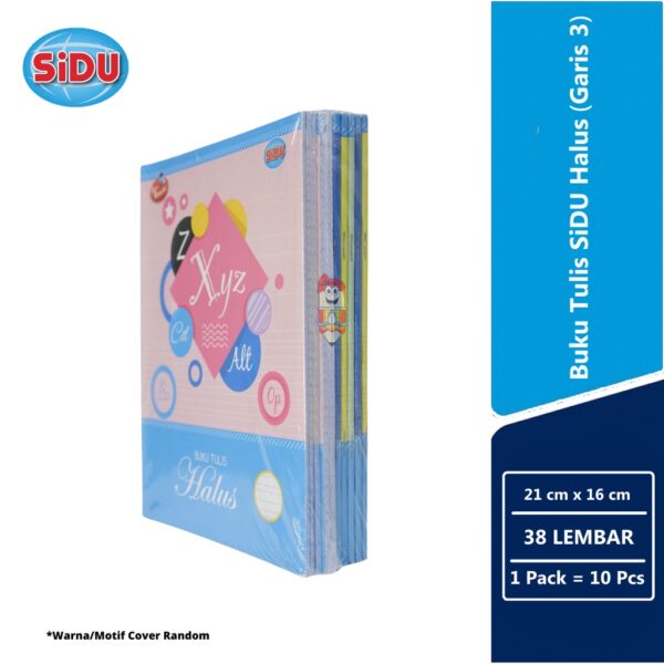 Buku Tulis SiDU Garis 3 halus