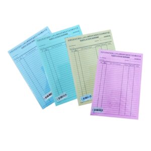 Kartu Stock / Stock Card warna ukuran Quarto