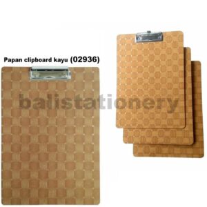 PAPAN UJIAN CLIP BOARD KAYU