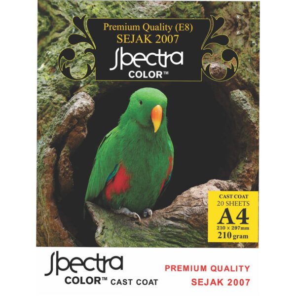 GLOSSY PAPER SPECTRA A4 20Lbr 210gr