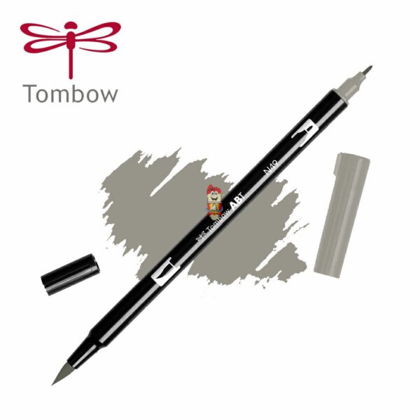 Dual brush pen Tombow Art Marker ABT N49 Warm Gray 8