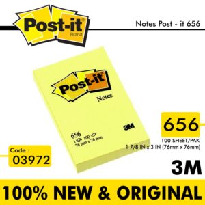 Stick Note / memo pad POST IT 3M NO. 656