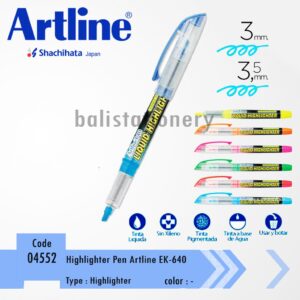 Highlighter Pen Artline EK-640