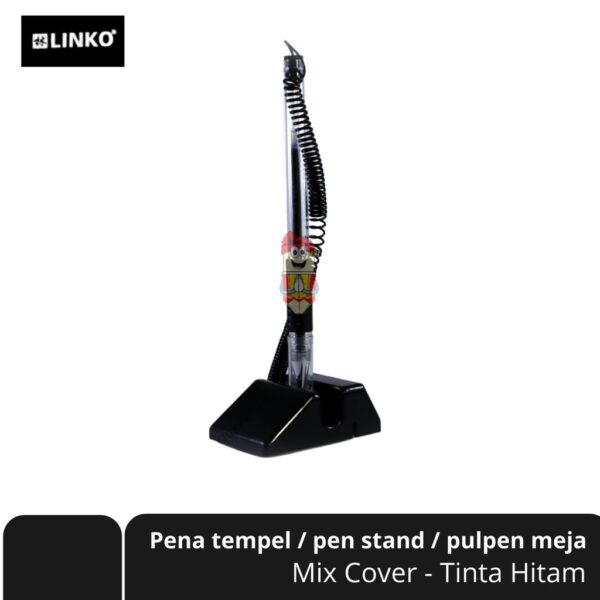 Pena Tempel / Pen Stand / Pulpen Meja / Pen Desk Linko PS-111