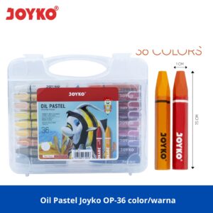 Oil Pastels Joyko OP-36 Warna / Crayon Oil Pastels Set 36