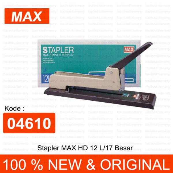 Stapler Besar Max HD 12L/17 Heavy Duty