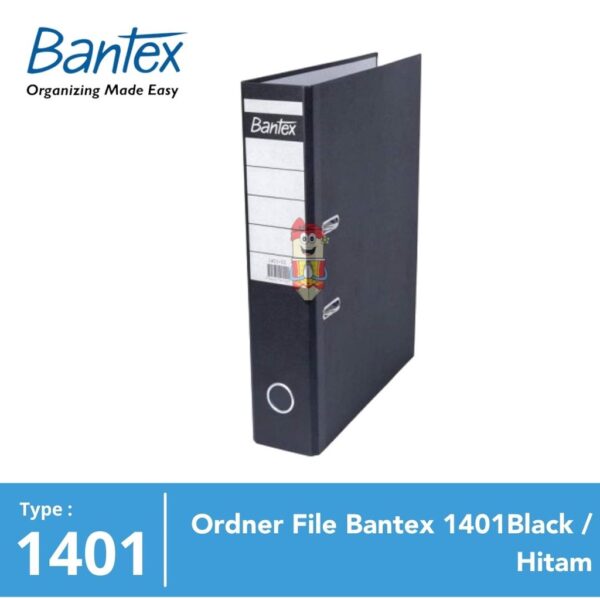 Ordner Folio Bantex 1401 Black / Hitam