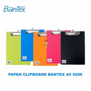 Papan Clipboard Bantex A5 4206