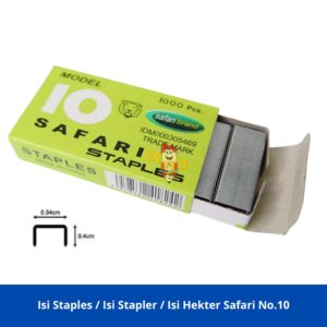 Isi Staples / Isi Stapler / Isi Hekter Safari No.10