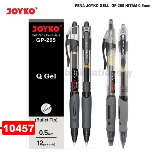 PENA JOYKO GELL GP-265 HITAM 0.5mm