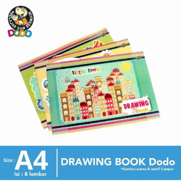 Drawing Book Dodo A4