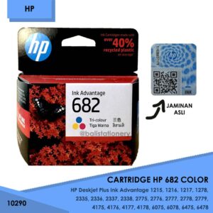 HP 682 Tricolor Original Ink Advantage Cartridge Tinta Printer