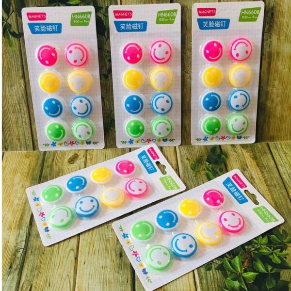 MAGNET FANCY EMOTICON HN6608 ISI 8PCS TGG