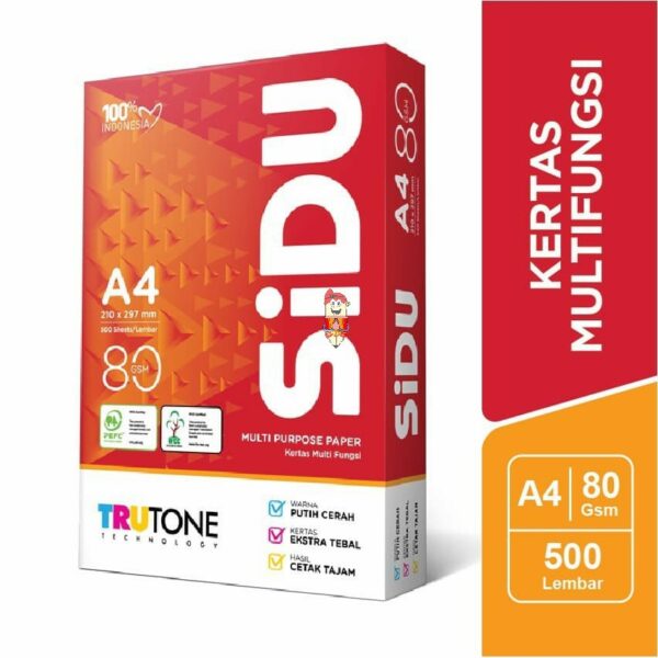 HVS SiDU Kertas Fotocopy 80 GSM A4