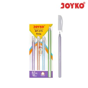 Ball Pen Pulpen Pena Joyko BP-275 Tris Black 0.7 mm