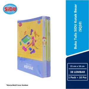 Buku Tulis 38 Lembar Sidu Kotak SQ10  1 pcs