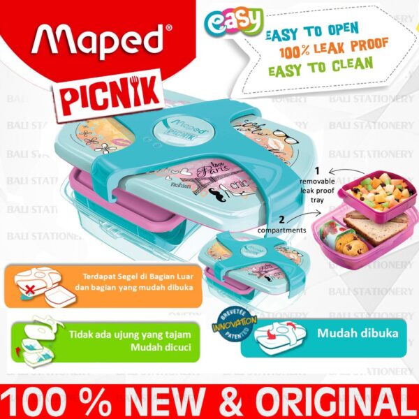 Lunch Boxes / Kotak Makan Maped Picnic Paris Fashion