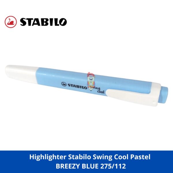 Highlighter Stabilo Swing Cool Pastel BREEZY BLUE 275/112