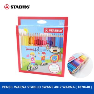 Pensil Warna Stabilo Swans Colored Pencils isi 48+2 pcs