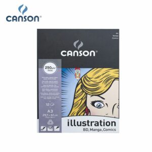 Drawing Book Canson Illustration A3 12 Sheets 250gsm