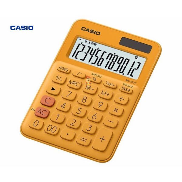 CASIO Colorful Calculator MS-20UC-RG Orange