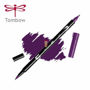 Dual brush pen Tombow Art Marker ABT 679 Dark Plum