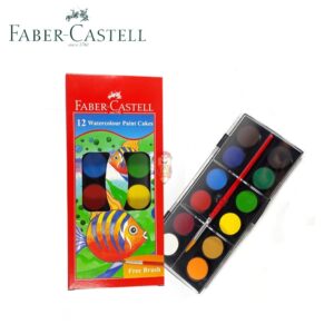 Cat Air /Watercolor Faber Castell Paint Cake 12 warna