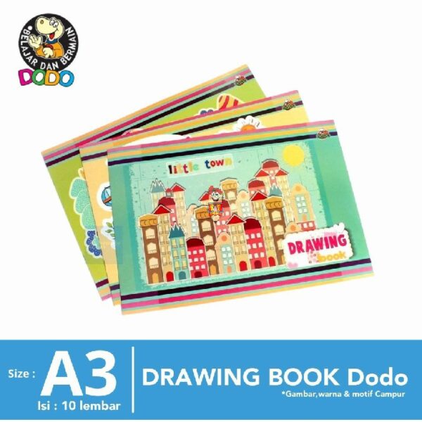 Drawing Book Dodo A3