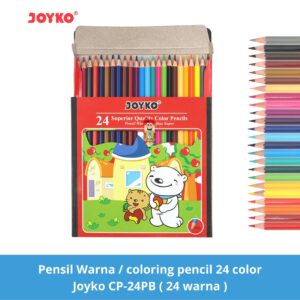 Pensil Warna / coloring pencil 24 color Joyko CP-24PB ( 24 warna )
