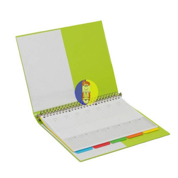 Bantex Multiring Binder 26 Ring 25mm B5 Lime #1326 65
