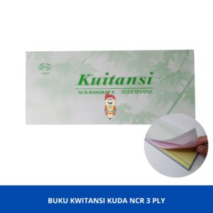 Buku Kwitansi / kuitansi / kwitansi pembayaran NCR 3 Ply kuda