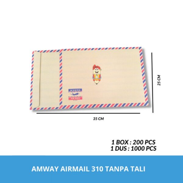 Amplop Coklat Tanpa Tali / Map Coklat Tanpa Tali / Amway Airmail-310